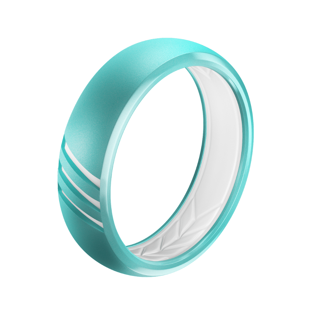 silicone ring teal 