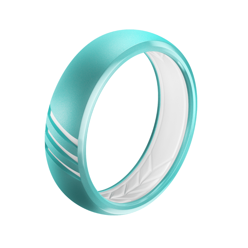 silicone ring teal