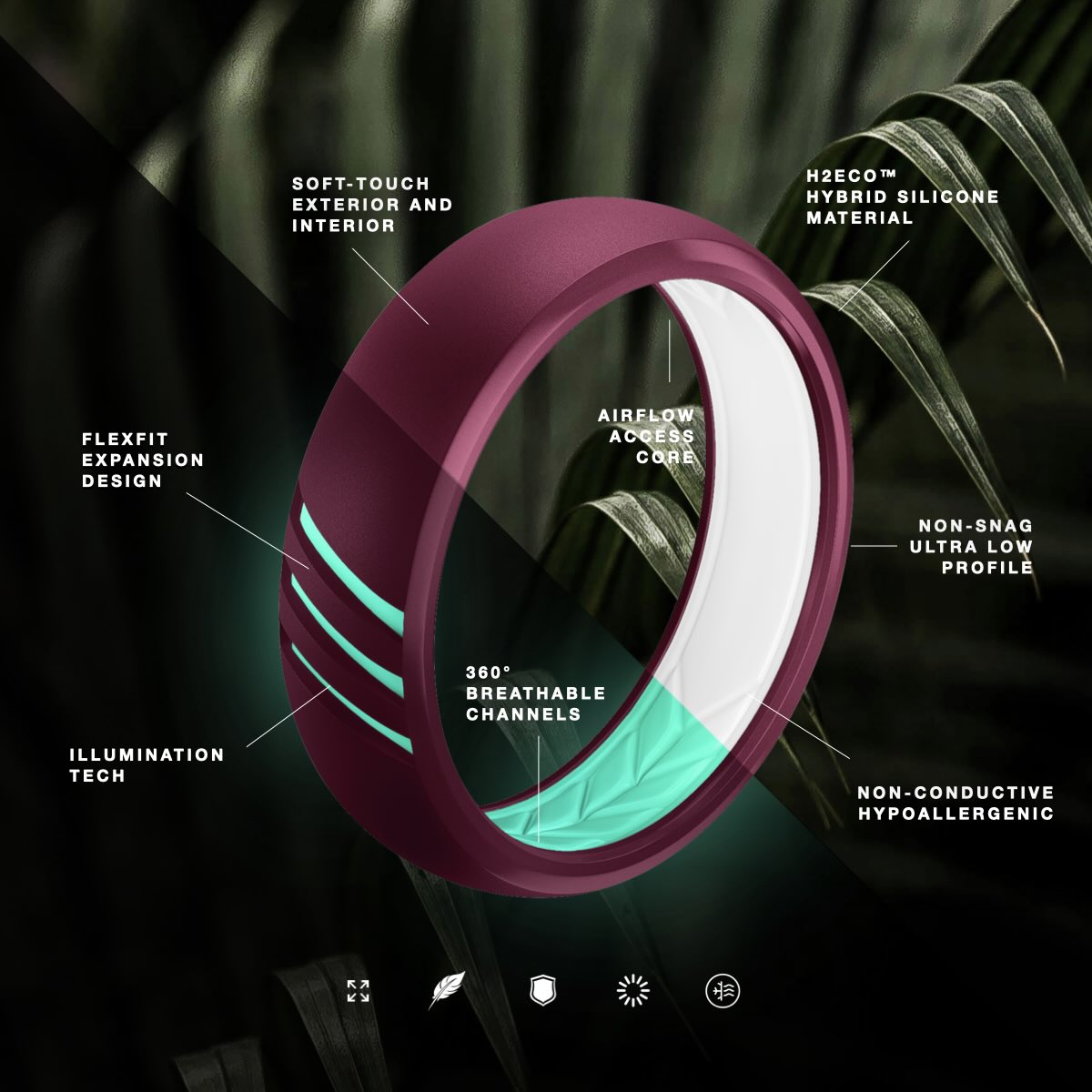 Live Ring® | Vanta Bordeaux