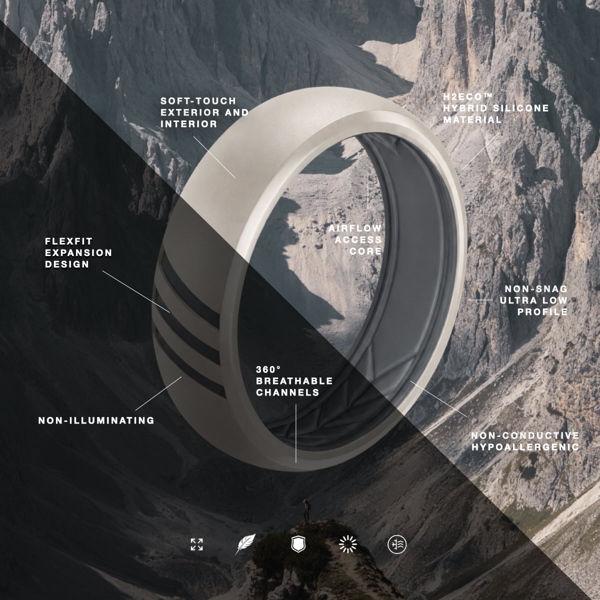 Live Ring® | Alpine Chalk