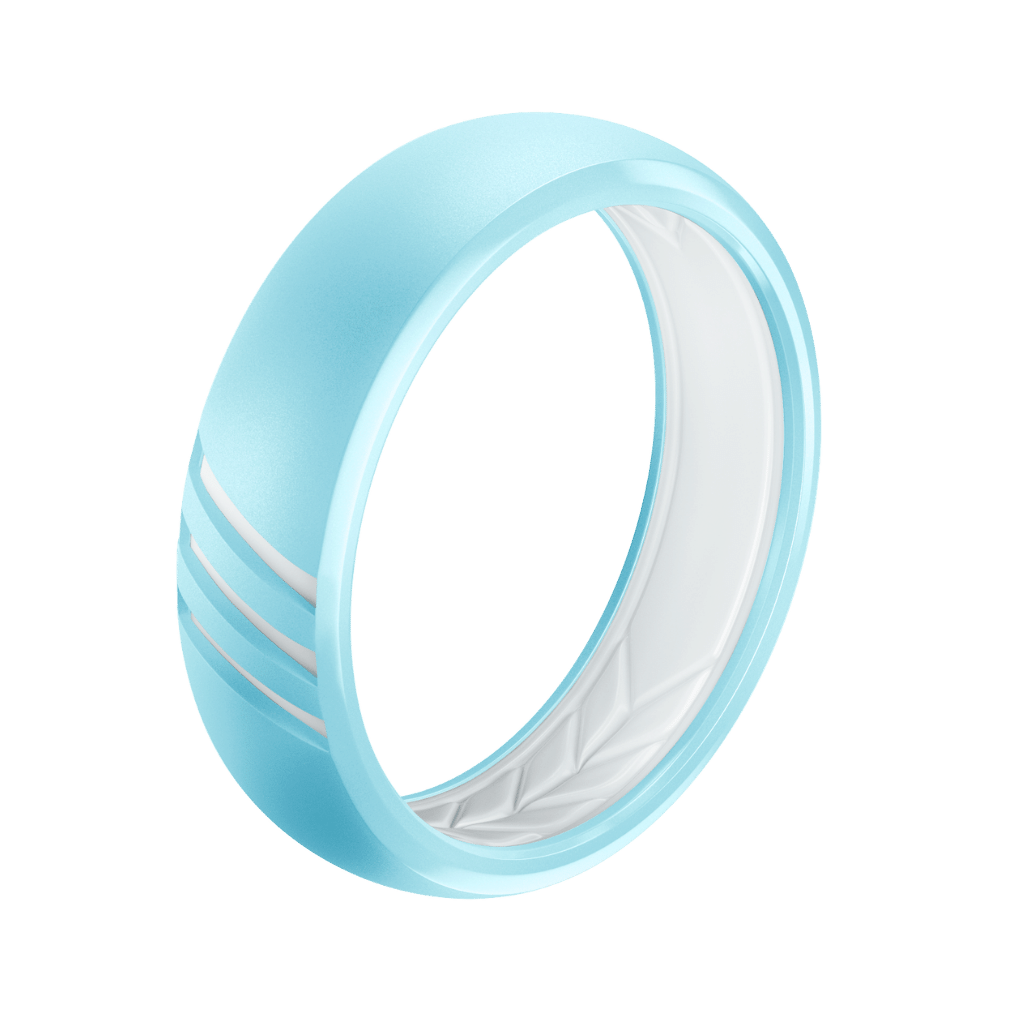 silicone ring sky blue